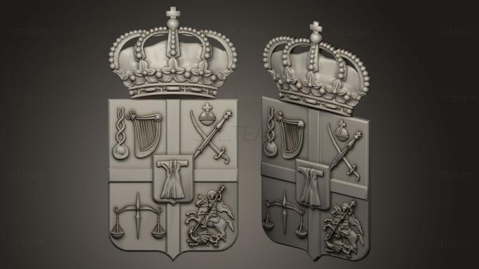 3D model Coat of Arms (STL)